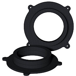 InCarTec 40-1893W-165 Mazda 165mm Front Door Speaker Adaptor Rings/Panels InCarTec 40-1893W-165 Mazda 165mm Front Door Speaker Adaptor Rings/Panels