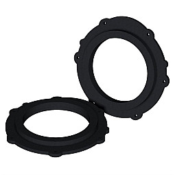 InCarTec 40-2024W-165 Porsche 165mm Rear Door Speaker Adaptor Rings/Panels