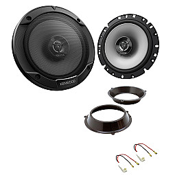 Fiat Panda 2003 - 2012 Kewnood Front Door 2-Way Coaxial Speakers Upgrade Kit Fiat Panda 2003 - 2012 Kewnood Front Door 2-Way Coaxial Speakers Upgrade Kit