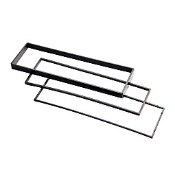 InCarTec 50-123 Peugeot 1007, 207, 307, Expert, Partner Single Din Car Radio Fascia Spacers (MATT BLACK) InCarTec 50-123 Peugeot 1007, 207, 307, Expert, Partner Single Din Car Radio Fascia Spacers (MATT BLACK)