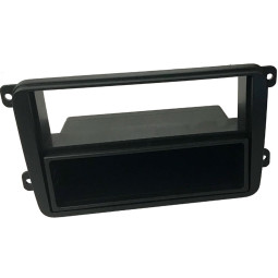 InCarTec 50-172 Volkswagen Single/Double Din Audio Fascia Adaptor With Removable Pocket (MATT BLACK) InCarTec 50-172 Volkswagen Single/Double Din Audio Fascia Adaptor With Removable Pocket (MATT BLACK)