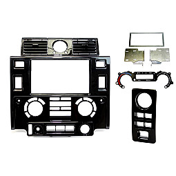 InCarTec 50-940/1 Land Rover Defender Double Din Car Radio Fascia Adaptor Kit (GLOSS BLACK) InCarTec 50-940/1 Land Rover Defender Double Din Car Radio Fascia Adaptor Kit (GLOSS BLACK)