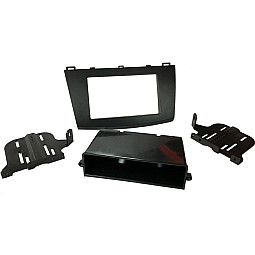 InCarTec 50-354 Mazda 3 Single Double Din Car Audio Fascia With Removable Pocket (MATT BLACK) InCarTec 50-354 Mazda 3 Single Double Din Car Audio Fascia With Removable Pocket (MATT BLACK)