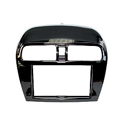 InCarTec 50-671 Mitsubishi Mirage Double Din Car Audio Fascia Adaptor Panel (GLOSS BLACK)