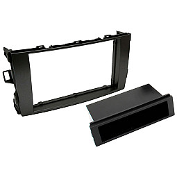 InCarTec 50-327 Toyota Auris Single / Double Din Car Audio Fascia With Removable Pocket (MATT BLACK) InCarTec 50-327 Toyota Auris Single / Double Din Car Audio Fascia With Removable Pocket (MATT BLACK)
