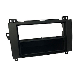 InCarTec 50-257 Mercedes Single/Double Din Car Audio Fascia Adaptor (MATT BLACK)