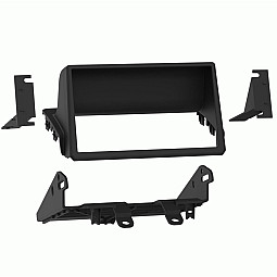 InCarTec 50-409 Mazda Double Din (Single Chassis) Car Radio Fascia Adaptor (MATT BLACK)