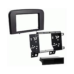 InCarTec 50-419 Volvo S80 (1998-2005) Single or Double Din Car Audio Fascia Adaptor Panel (MATT GREY)