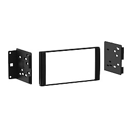 InCarTec 50-436 Nissan Leaf (2011-2017) Without Navigation Double Din Car Radio Fascia (MATT BLACK)