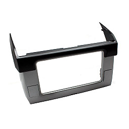 InCarTec 50-573 Toyota Land Cruiser Double Din Radio Fascia (BLACK and SILVER)
