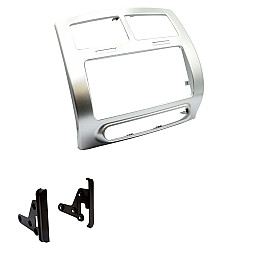 InCarTec 50-634 Toyota Silver Double Din Car Audio Fascia Adaptor With Side Bars InCarTec 50-634 Toyota Silver Double Din Car Audio Fascia Adaptor With Side Bars