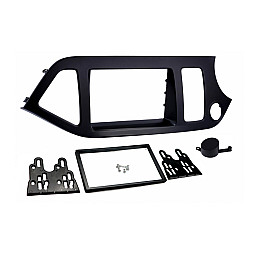 InCarTec 50-655 Kia Picanto Double Din Car Audio Fascia Adaptor (MATT BLACK) InCarTec 50-655 Kia Picanto Double Din Car Audio Fascia Adaptor (MATT BLACK)