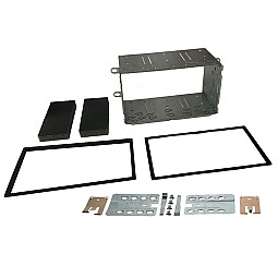 InCarTec 50-862 Nissan Qashqai Double Din Car Audio Fascia Radio Cage Kit (MATT BLACK)