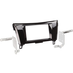 InCarTec 50-943 Nissan Double Din Car Stereo Fascia Adaptor Panel (GLOSS BLACK)