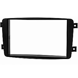 InCarTec 50-708 Mercedes Double Din Car Audio Fascia Adaptor (MATT BLACK)