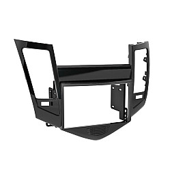 InCarTec 50-792 Chevrolet Cruze 2009 - 2016 Double Din Car Fascia Adapter Panel (PIANO BLACK) 