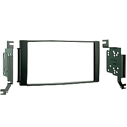 InCarTec 50-719 Hyundai Santa Fe Double Din Car Radio Fascia (MATT BLACK)