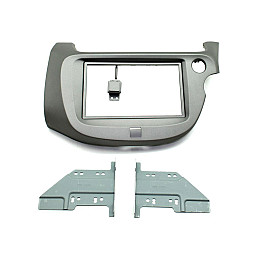 InCarTec 50-795.V2 Honda Jazz (2008-2014) Double Din Car Radio Fascia (LIGHT GREY)