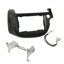 InCarTec 50-795/1 Honda Jazz (2008-2014) Double Din Car Radio Dark Grey Fascia With Fitting Bracket