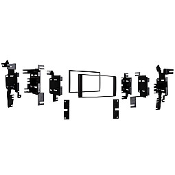 Connects2 CT24NS30 Nissan Cube, Frontier, Juke, NV Double Din Fascia Adaptor Connects2 CT24NS30 Nissan Cube, Frontier, Juke, NV Double Din Fascia Adaptor