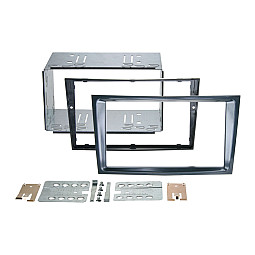 InCarTec 50-841/8 Vauxhall Double Din Car Audio Fascia Radio Cage Adaptor kit (GLOSS GREY/ STEALTH BLACK) InCarTec 50-841/8 Vauxhall Double Din Car Audio Fascia Radio Cage Adaptor kit (GLOSS GREY/ STEALTH BLACK)