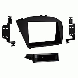 InCarTec 50-845 Hyundai With Navigation Double Din Car Audio Fascia Kit (MATT BLACK)