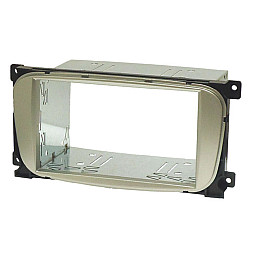 InCarTec 50-876/1 Ford Double Din Car Radio Fascia Adaptor And Cage Kit (OVAL SHAPE - SILVER)