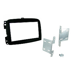 InCarTec 50-949 Fiat 500L (2013-2018) Double Din Car Fascia Adaptor Panel (MATT BLACK)