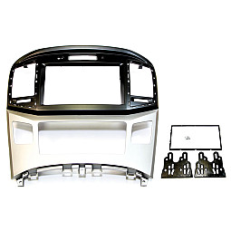 InCarTec 50-963-C Hyundai Double Din Fascia Adaptor (INTEGRATED AIR CON/ CLOCK)