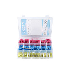 InCarTec 82-HSB-KIT RECOIL Insulated Heat Shrink Butt Connectors/ Terminals Kit (280 pieces) InCarTec 82-HSB-KIT RECOIL Insulated Heat Shrink Butt Connectors/ Terminals Kit (280 pieces)