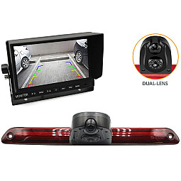 InCarTec CK-MBZ-01-DUAL Mercedes Dual Lens High Level Brake Light Camera And Monitor Kit InCarTec CK-MBZ-01-DUAL Mercedes Dual Lens High Level Brake Light Camera And Monitor Kit