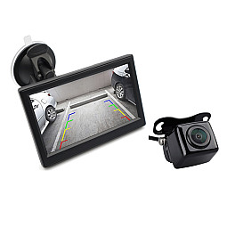 InCarTec CK-UNI-U120 Universal Adjustable Bracket Rear View Camera and 5" Standalone Monitor Kit InCarTec CK-UNI-U120 Universal Adjustable Bracket Rear View Camera and 5" Standalone Monitor Kit