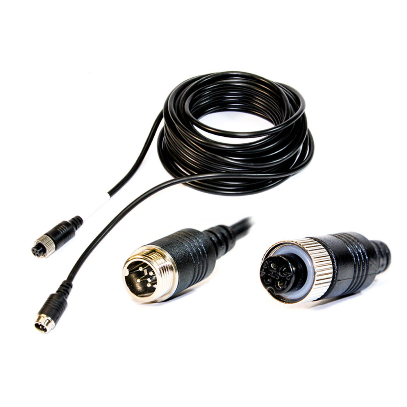 InCarTec CVC-CB-02-15 4 PIN Male to Female Camera Extension ...