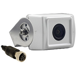 InCarTec CVC-UNI-206 Universal White Rear View Van Camera With Adjustable Bracket NTSC