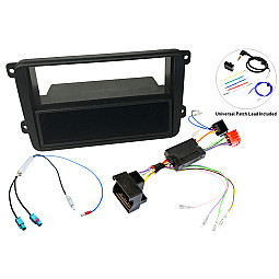InCarTec FK-172-SWC1-T VW Single Din Stereo Upgrade Fitting Kit (Steering wheel controls) RCD300 RCD500