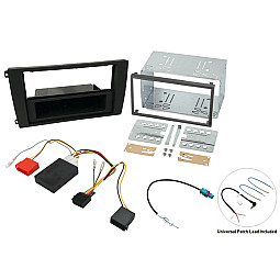 InCarTec FK-324-ISO Porsche Cayenne Single / Double Din Stereo Fitting Kit (CDR23/ PCM2.1/ STANDARD AUDIO)