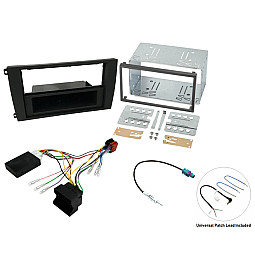 InCarTec FK-324-QUAD Porsche Cayenne Single / Double Din Stereo Fitting Kit (CDR30/ PCM3.0/ STANDARD AUDIO)