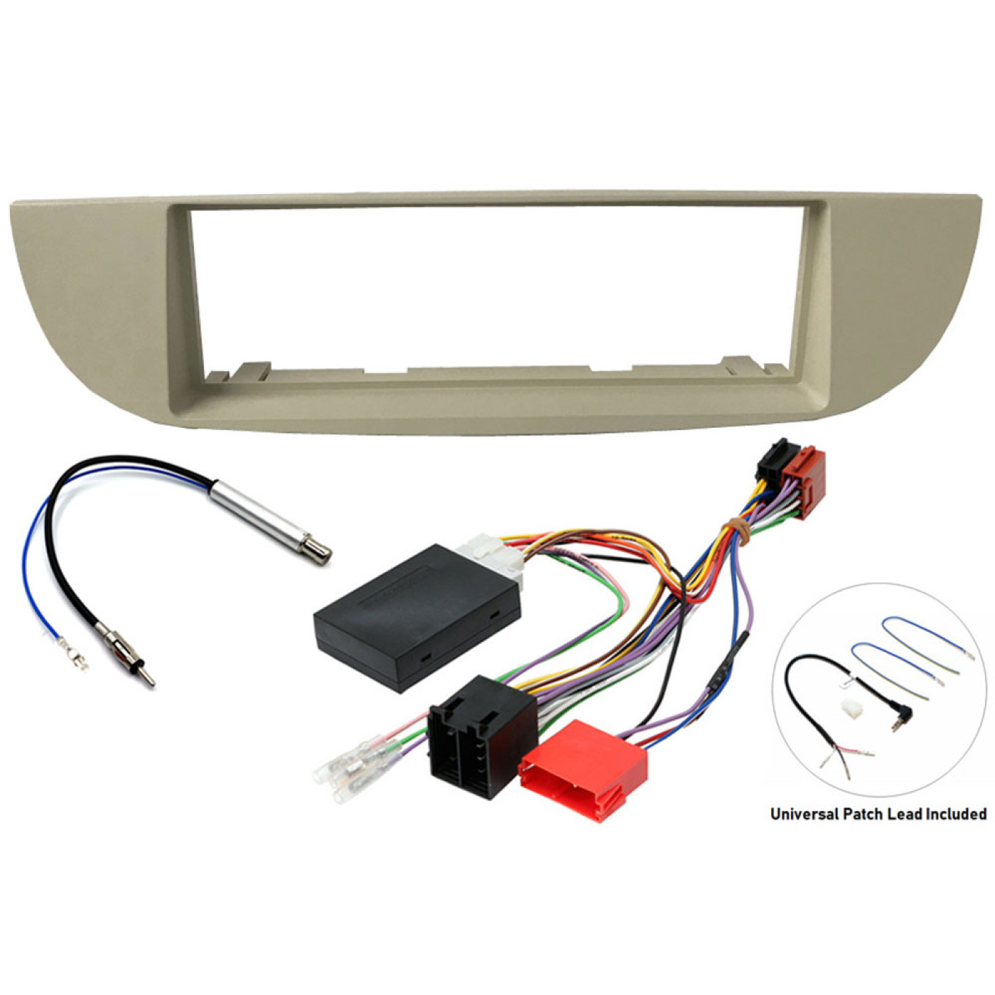 InCarTec FK329/1 Fiat 500 Single Din Car Stereo Upgrade