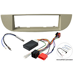 InCarTec FK-329/1 Fiat 500 Single Din Car Stereo Upgrade Fitting Kit (PEARL BEIGE)