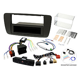 InCarTec FK-342P-HEAT Seat Ibiza With Heated Seats Single/Double Din Stereo Upgrade Fitting Kit (MATT BLACK) InCarTec FK-342P-HEAT Seat Ibiza With Heated Seats Single/Double Din Stereo Upgrade Fitting Kit (MATT BLACK)