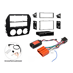 InCarTec FK-377-SWC Mazda MX-5 2009-2015 Single/Double Din Car Stereo Upgrade Fitting Kit (SWC/ NON BOSE)