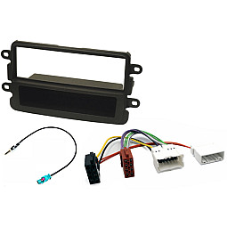 InCarTec FK-391 Dacia Single Din Car Stereo Fitting Kit MATT BLACK (WITHOUT SWC) InCarTec FK-391 Dacia Single Din Car Stereo Fitting Kit MATT BLACK (WITHOUT SWC)