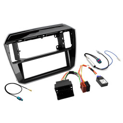 InCarTec FK-575-IGN Skoda Citigo 2020-2021 Gloss Black Single Din Stereo Fitting Kit (Without SWC)