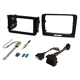ACV Double DIN Radio Installation Kit + Adapter For Skoda Fabia, Octavia II, Rapid