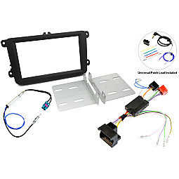 InCarTec FK-699-SWC1-D Volkswagen Double Din Stereo Upgrade Fitting Kit InCarTec FK-699-SWC1-D Volkswagen Double Din Stereo Upgrade Fitting Kit