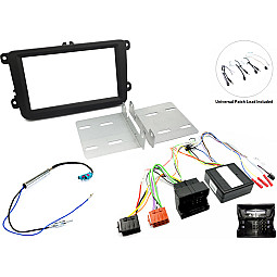 InCarTec FK-699-SWC1T.V2 Volkswagen Double Din Stereo Upgrade Fitting Kit (RCD300 RCD500)