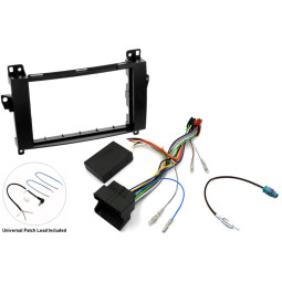 InCarTec FK-711-NTG2.5 Mercedes Double Din Stereo Upgrade Fitting Kit With Steering Controls (QUADLOCK) InCarTec FK-711-NTG2.5 Mercedes Double Din Stereo Upgrade Fitting Kit With Steering Controls (QUADLOCK)
