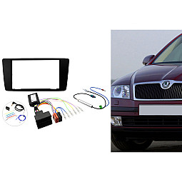 Connects2 CTKSK02 - Skoda Octavia 2004 - 2008 Double Din Car Stereo Fitting Kit
