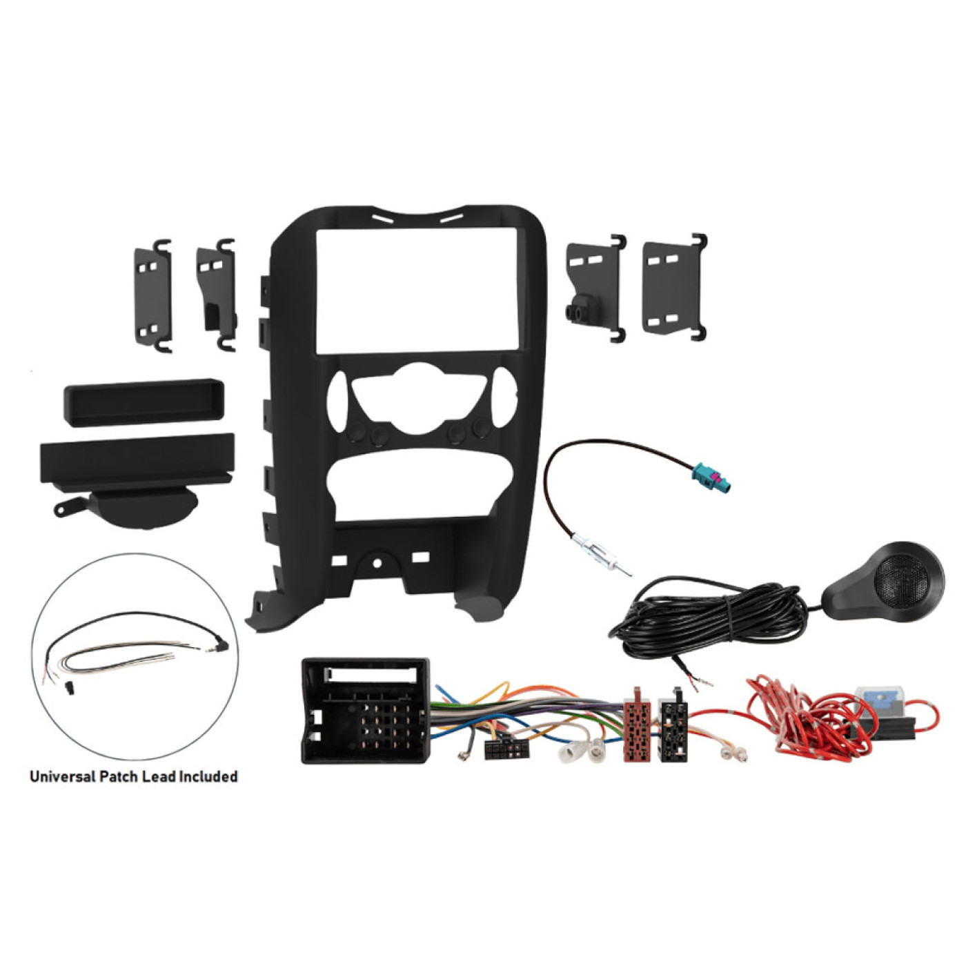 tomzz Audio 2414-049 Dubbele Din Radio installatie frame geschikt voor