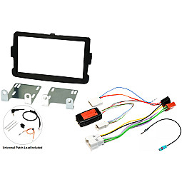 InCarTec FK-804-SWC Dacia Double Din Stereo Fitting Kit MATT BLACK (WITH SWC) InCarTec FK-804-SWC Dacia Double Din Stereo Fitting Kit MATT BLACK (WITH SWC)